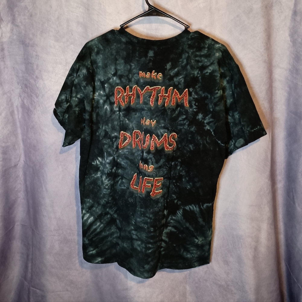 Vintage Sundog Grateful Dead Drummer Steal Your Face‎ Tie Dye Tee Large - Picture 5 of 6